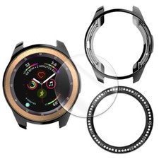 Heavy-Duty Screen Protector Ring Cover Case f Samsung Galaxy Watch 46mm SM-R805U
