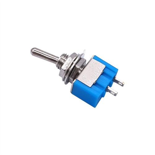 1Pcs Toggle Switch 2 Position Mini 2-Pin ON/Off Miniature Toggle Switch 6A 125V - Picture 2 of 6