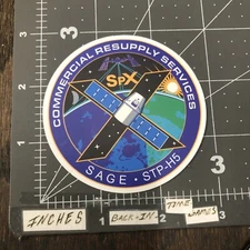 NASA CRS Space X Sticker For Skateboard Bottle Guitar Phone Ect Mat29