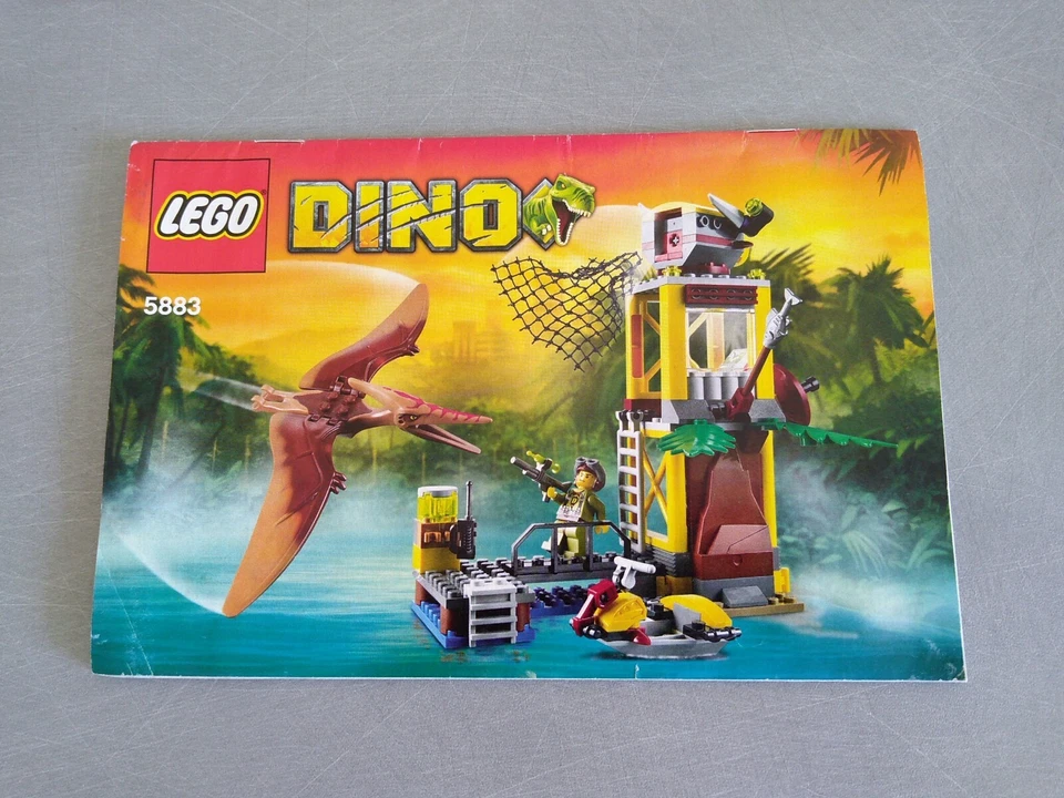Aviso LEGO DINO 5883 – Torre Takedown – Instrucciones De Papel Originales - Imagen 4 de 4