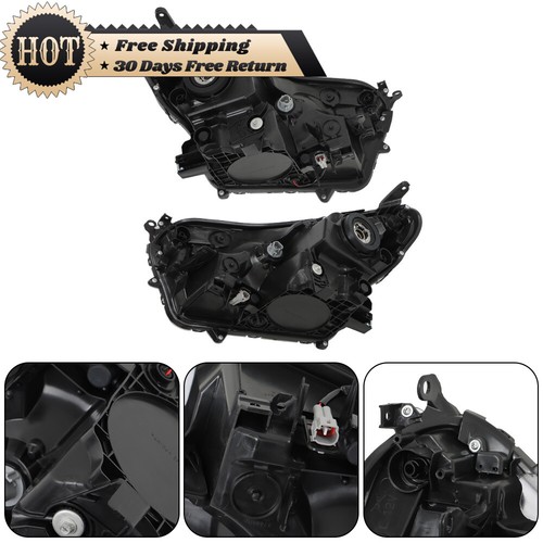 Silscvtt Left+Right Headlight For 2016-2018 Toyota Rav4 Tube Bar Halogen Lamp - Foto 15 di 18