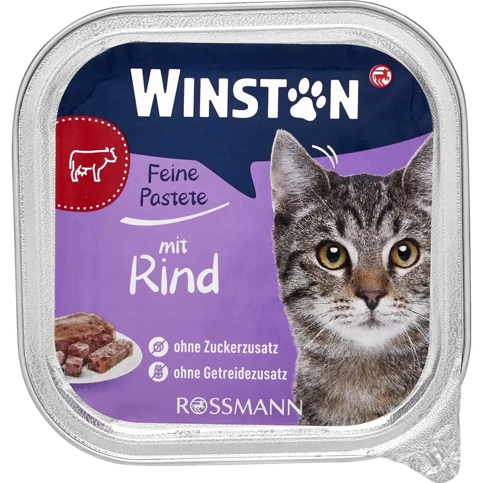 6 x 100 g | Winston Schlemmer-Menü mit Rind ohne Getreidezusatz & Zuckerzusatz - Bild 2 von 3