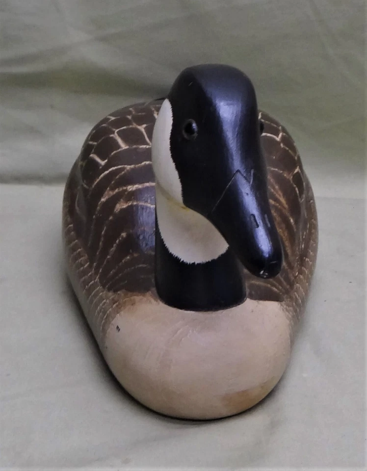 1/2 Size Canada Goose Decoy  Painted by Sarah Heikey, 1987 - Image 3 of 4