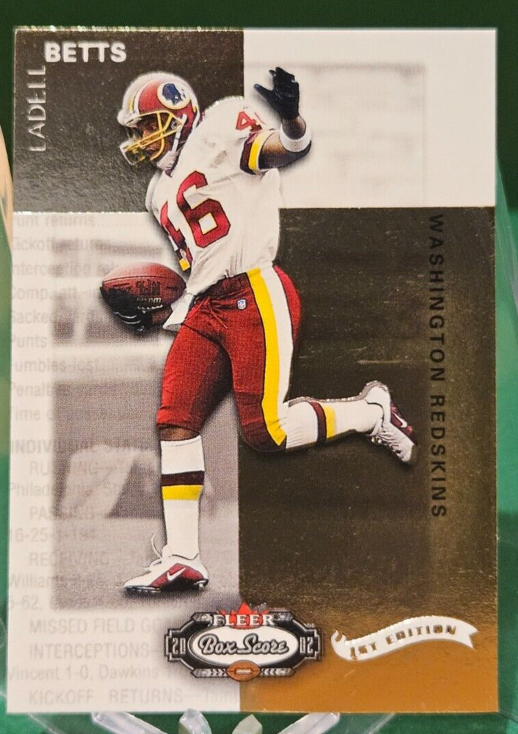 2002 Fleer Box Score /100 First Edition LADELL BETTS #126 Rookie