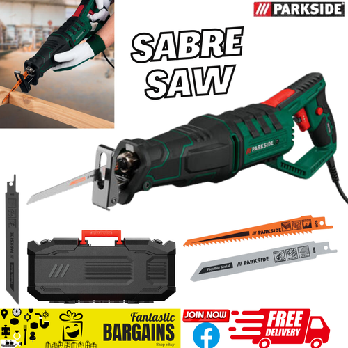 Parkside Sabre Saw Effortless Cutting Wood Plastic Metal 710W
