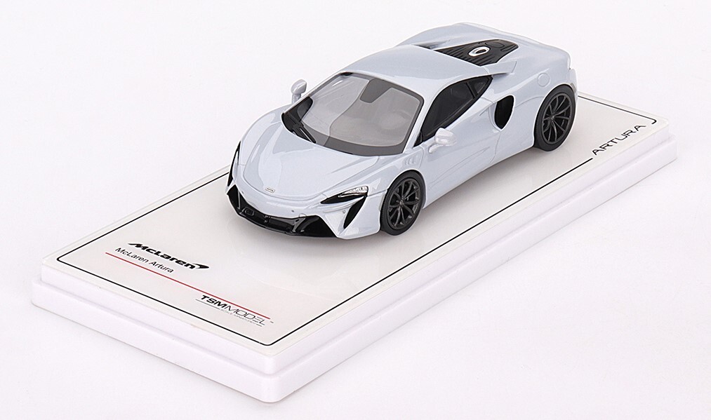 【美品】 TSM McLaren Artura 1/43 グレー 1/43 TSM McLaren Artura Spider (Tanzanite Blue) Car Model