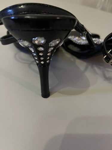 GLAZA Damen Schuhe Pumps High Heels mit Strasssteinen Neu Gr. 40 - Bild 3 von 8