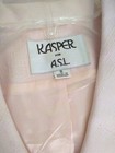 KASPER LIGHT PINK WHITE TRIM SHORT SLEEVE SKIRT SUIT 8 PETITE? FULLY LINED EUC 8 — photo 9