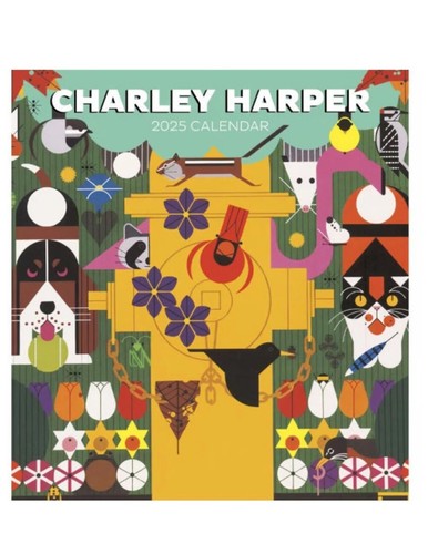 2025 Charley Harper Wall Calendar, Hard to Find Charley Harper Art