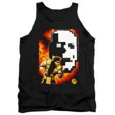 MORTAL KOMBAT SCORPION Licensed Men's Graphic Tank Top Sleeveless Tee SM-2XL