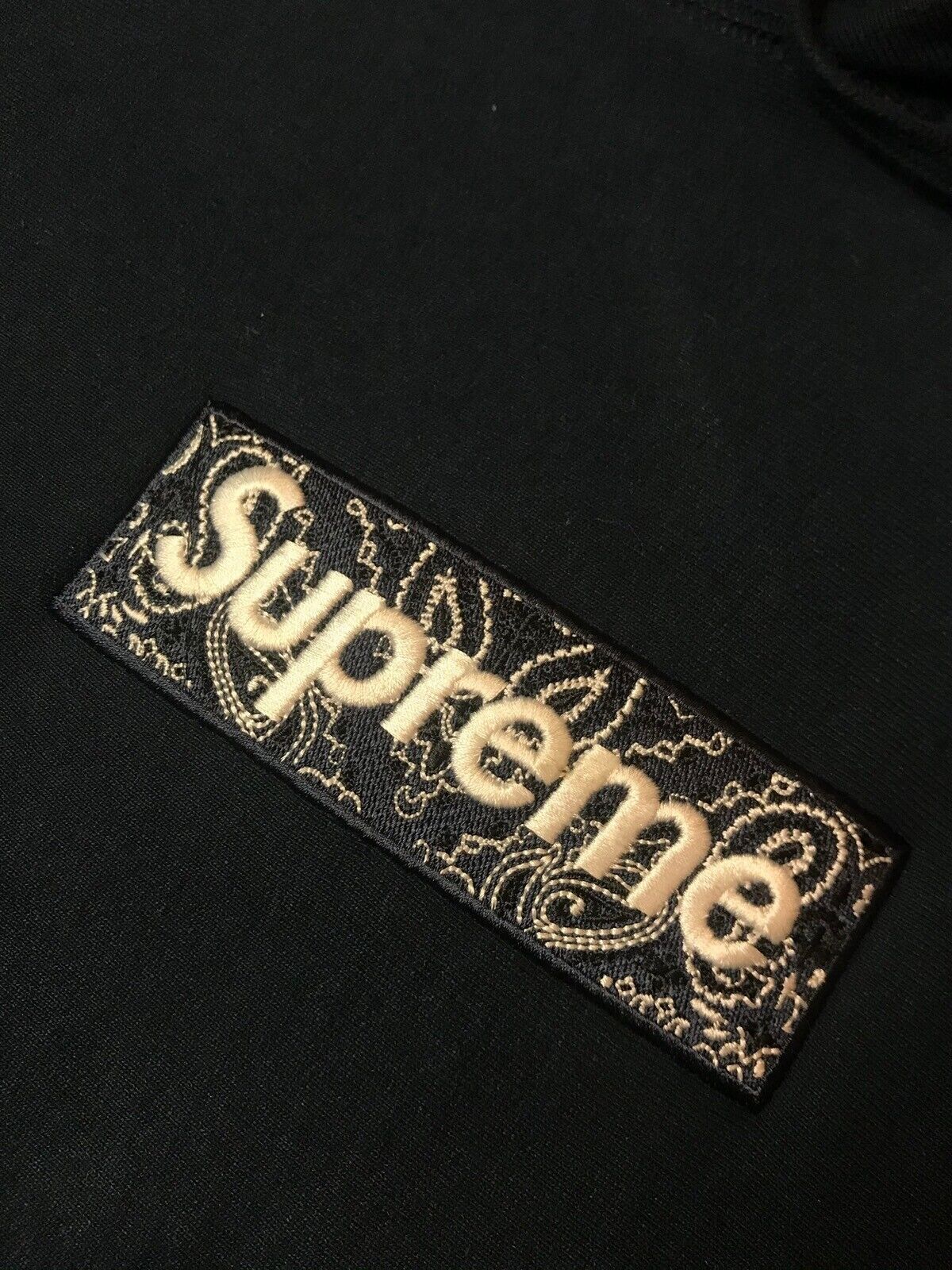 Supreme Bandana Box Logo Hooded Sweatshirt