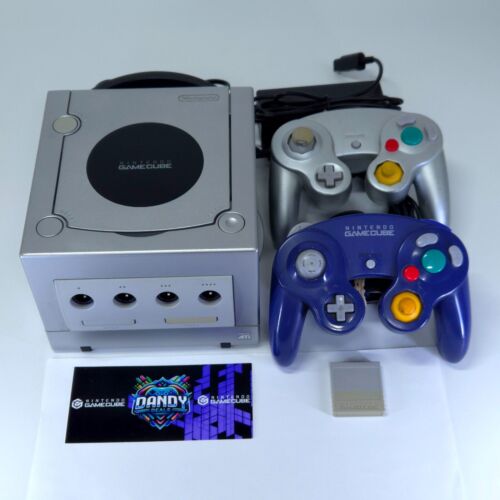 GameCube Console W/ 2 Controllers + Memory Card + All Cables