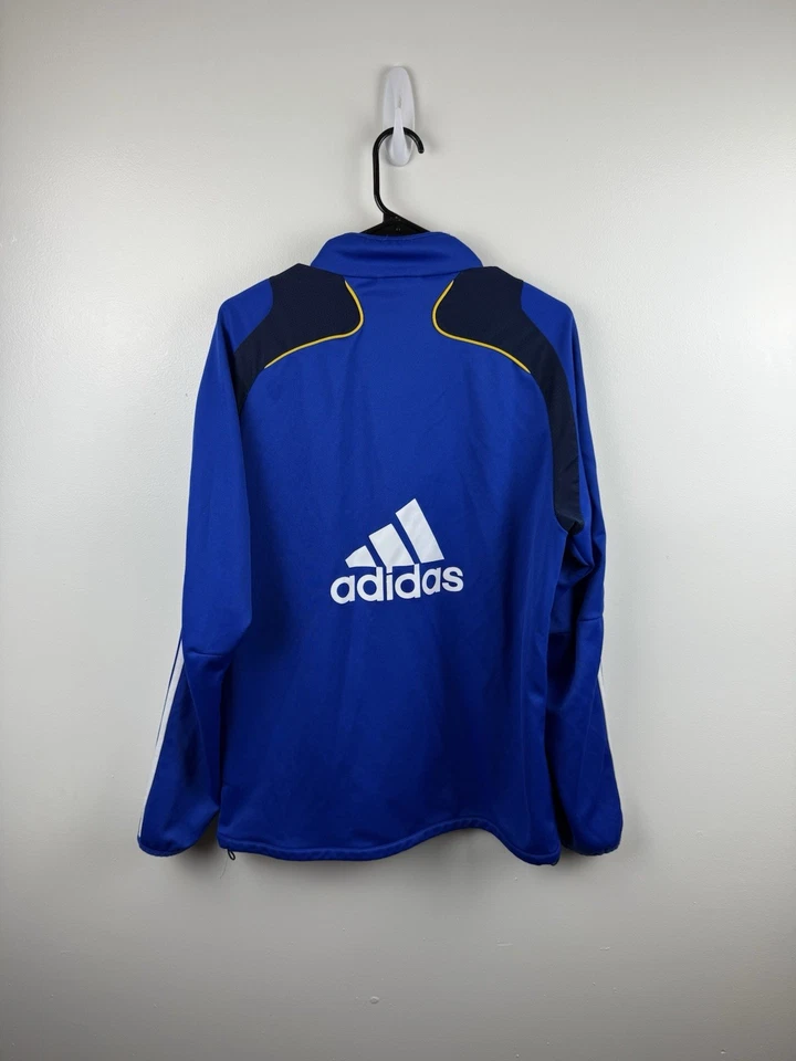Vintage Adidas Sporting Kansas City Wizards Football 1/4 Zip Jacket Rare Size L - Image 2 of 4