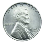 1943-D BU WWII Steel Lincoln Wheat Cent Brilliant Uncirculated From OBW Roll