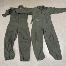 2 Pair -CWU-27/P Flyer's Coveralls, Summer, Sage Green, Size 40S