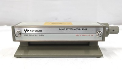 8494B [Calibration Certificate] Manual Attenuator Keysight S/N:MY42157927