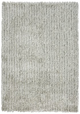 7x10 Rizzy Rugs White Solid Rows Lines Area Rug DRA102 - Aprx 7' 6'' x 9' 6''