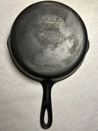 Wagner Ware Sidney O 1055 H - Cast Iron Skillet - Sits Flat - No Cracks Or Chips