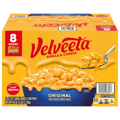 4 Pack Velveeta Shells and Cheese Original Mac and Cheese Meal (12 oz., 8 pk.)