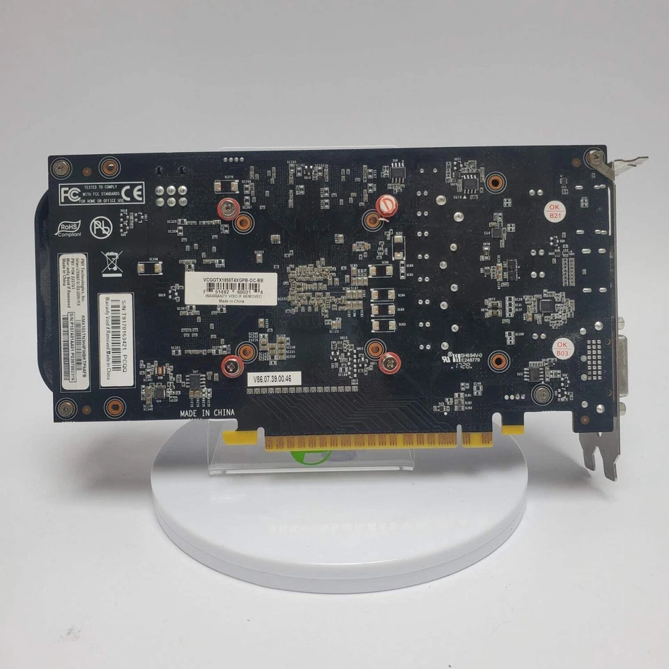 PNY GeForce GTX 1050 Ti 4GB GDDR5 Graphics Card VCGGTX1050T4XGPB-OC-BB - Image 2 of 4