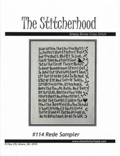 Rede Sampler by The Stitcherhood cross stitch pattern
