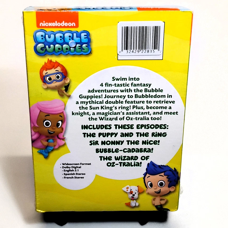 Nickelodeon Bubble Guppies Great Guppy DVD Gift Set NEW Book, Crayons, Poster - Image 2 of 4