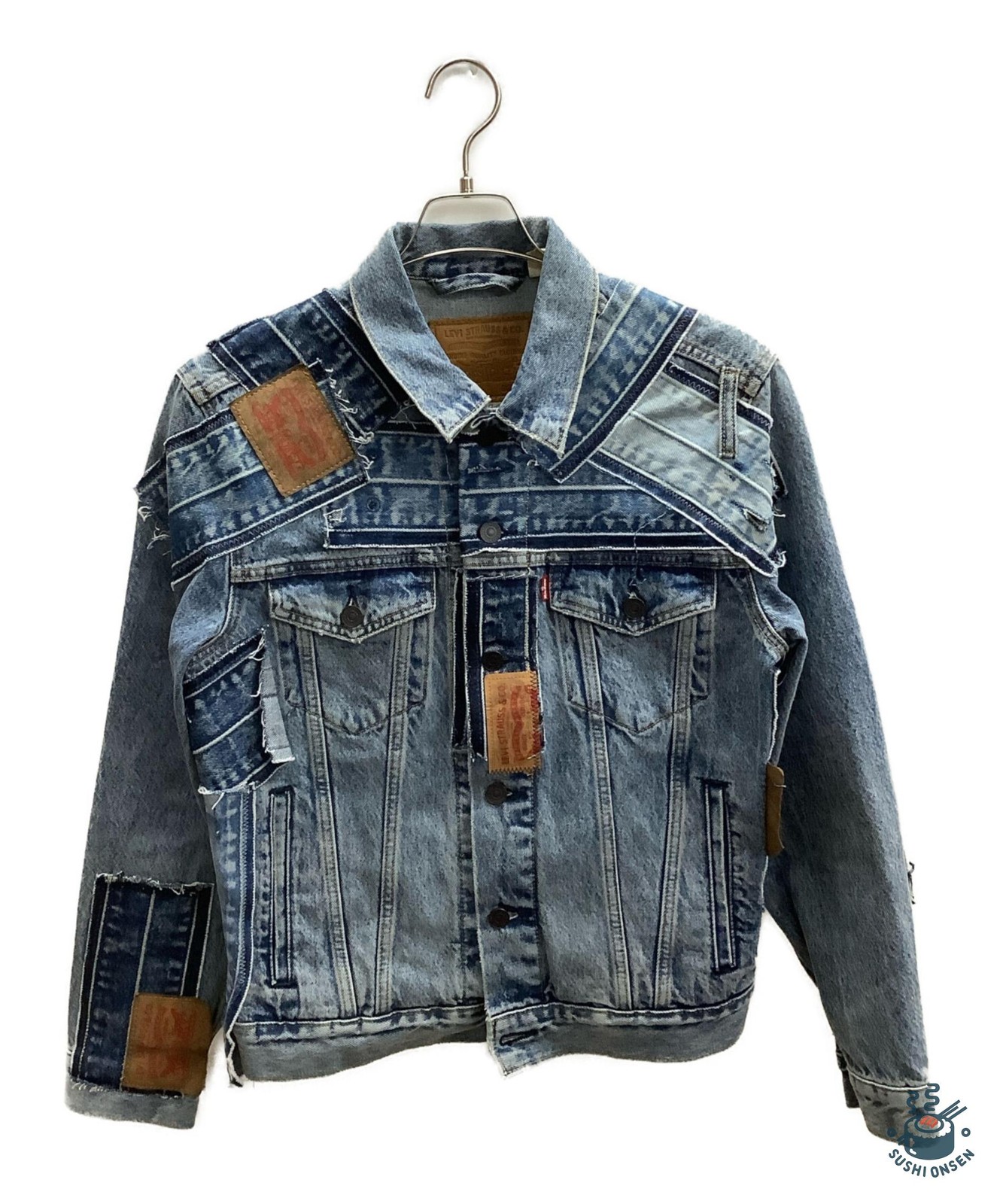 LEVI'S patchwork denim jacket Size: S Indigo Men - image 1