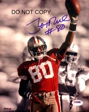Jerry Rice SAN FRANCISCO 49ERS Signed Autographed REPRINT 8x10 Photo RP