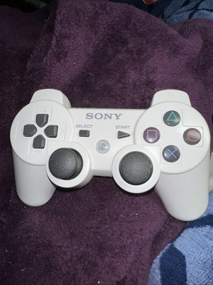 Sony PS3 DualShock 3 Wireless Controller   White OEM Original Tested