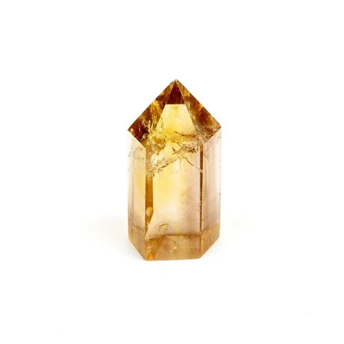 Natural Citrine Tip Brazil AAA - Quality Height 40mm / 19g Citrine Polished