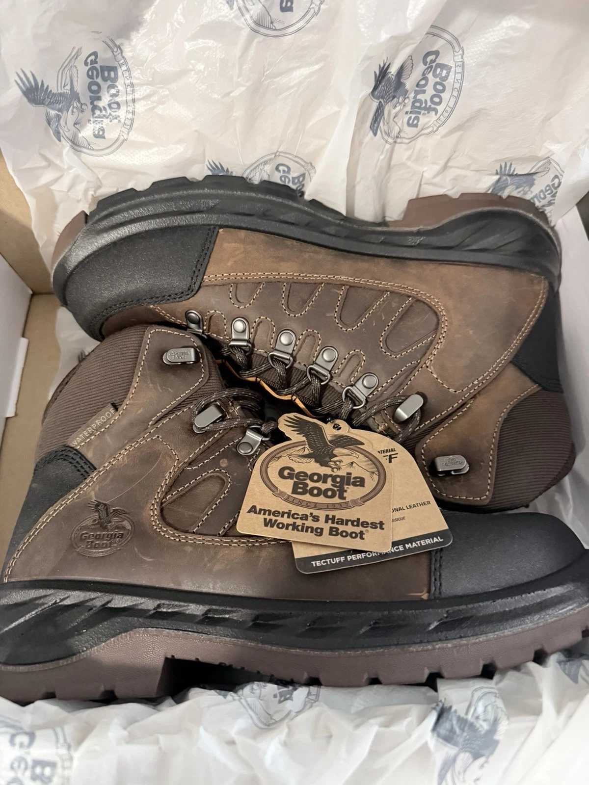 Waterproof Non-Slip Georgia Boot OT Work or Hiking Boots Men’s Size 12w