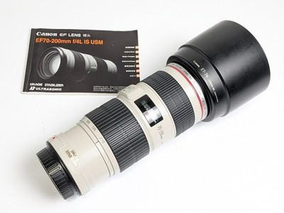 Canon EF 70-200mm f/4 L IS USM Zoomobjektiv [fast neuwertig mit Haube]...