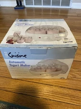 Euro Cuisine Homemade Yogurt Maker Electric W/Serving Jars YM100 Summer Treats