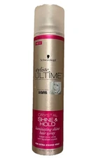 NEW Schwarzkopf Styliste Ultime Crystal Shine Hair Spray Extra Strong Hold 10 oz