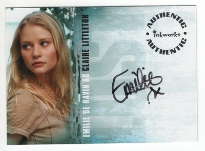 Lost season 2 Emilie de Ravin as Claire Littleton Autograph insert card A13
