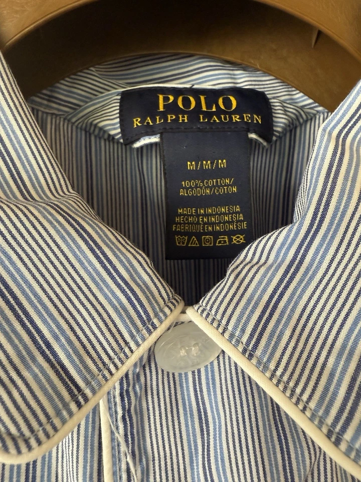 Комплект пижамы Polo Ralph Lauren для сна мужской размер M 100% хлопок синий - Изображение 2 из 4