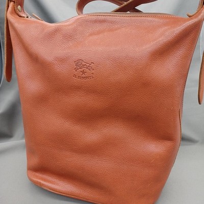 IL BISONTE Leather Tote Bag