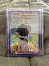 2024 Topps Chrome Purple Speckle Refractor Robbie Ray #106 Giants Serial /299