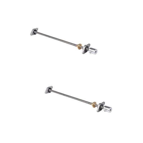 2 PCS 3d Printing Accessories 300mm 8mm Lead Screw Stepper Motor