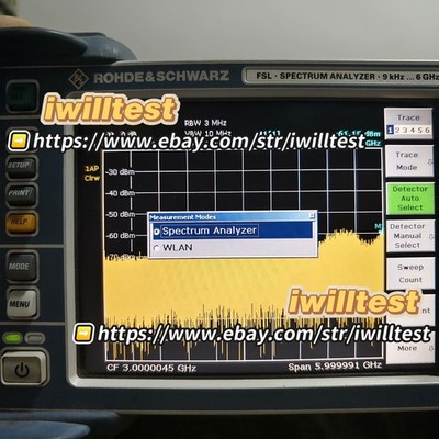 Rohde & Schwarz (R&S) FSL6 9kHz-6GHz Spectrum Analyzer Signal Generator *IW