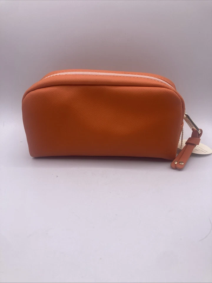 Косметический чехол Spartina 449 с вышивкой шмелем — розовый, золотой и оранжевый - Изображение 4 из 4