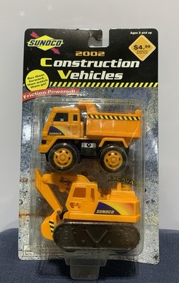 2002 Sunoco Construction Vehicles Dump Truck And Excavator