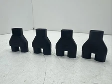 (Qty.4) Well-Shin WS-074 Power Cable Y-Splitter 10A 125V ~ 50-60Hz