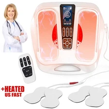 OSITO Heating Foot Circulation Massager Blood Booster Foot Pain Relieve TENS EMS