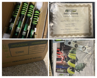 Fortune Auto 500 Series Coilovers Honda S2000 AP1 AP2 Suspension
