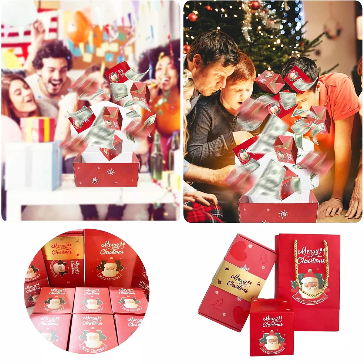 Merry Christmas Surprise Gift Box Surprise Gift Box Explosion For