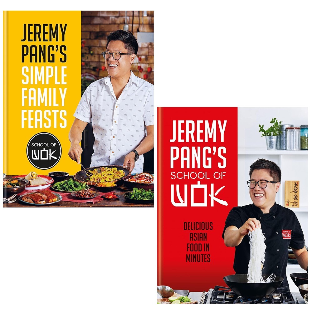 School of Wok Jeremy Pang Collection 2 Books Set Simple Family Feasts
