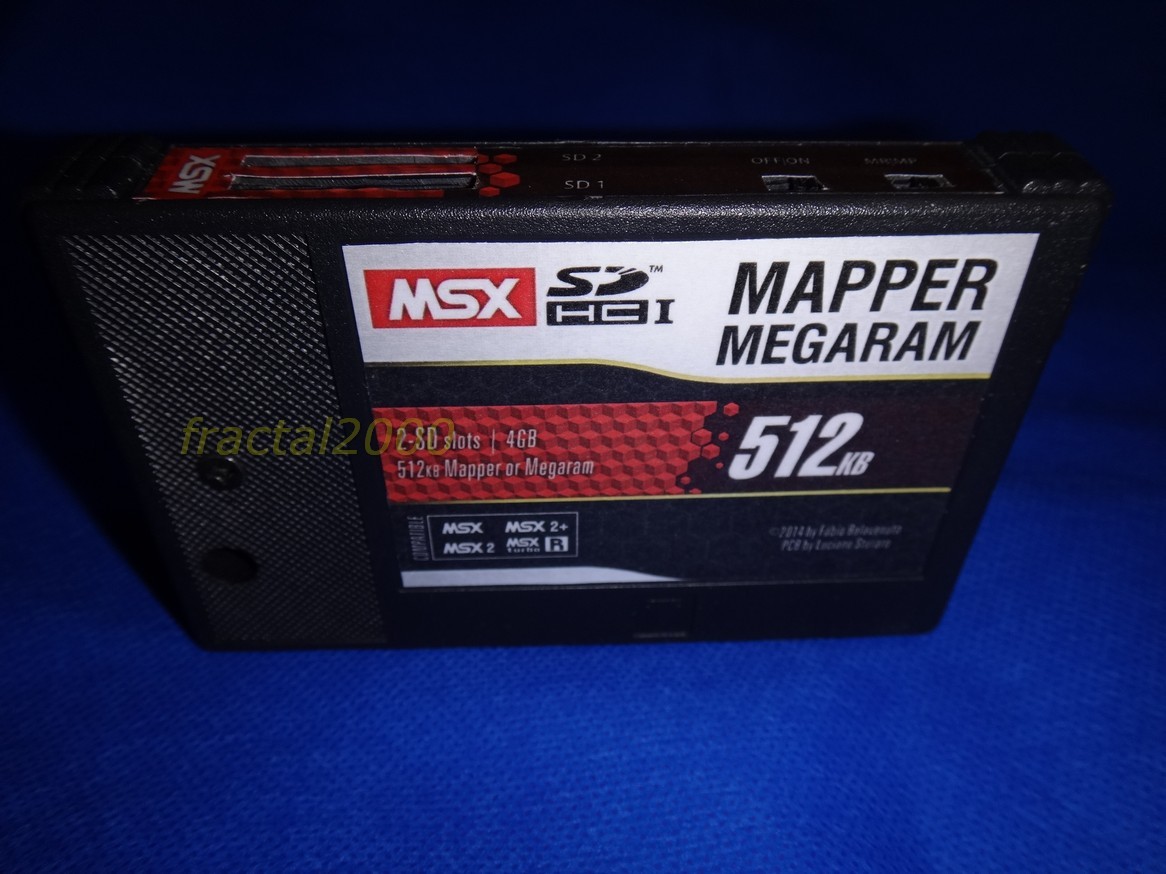 MEさん専用 Surpri's 1st DEMO MSX SD Mapper & Megaram 512Kb Expansion better than IDE for