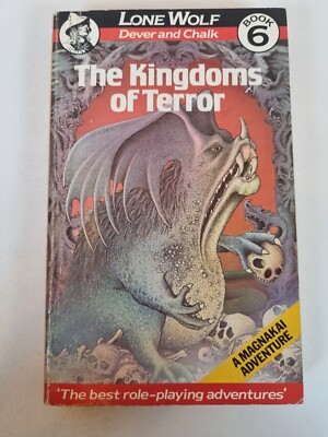 The Kingdoms of Terror World of Lone Wolf Game Book 6 Joe Dever 1990