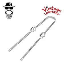 (1)Original Lowrider Cruiser 26" Bicycle Cage Square Twisted Fender Brace Chrome